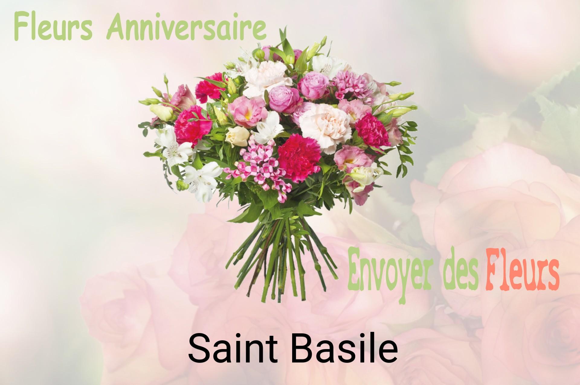 Bouquet de fleurs d’anniversaire livré à Saint-Basile